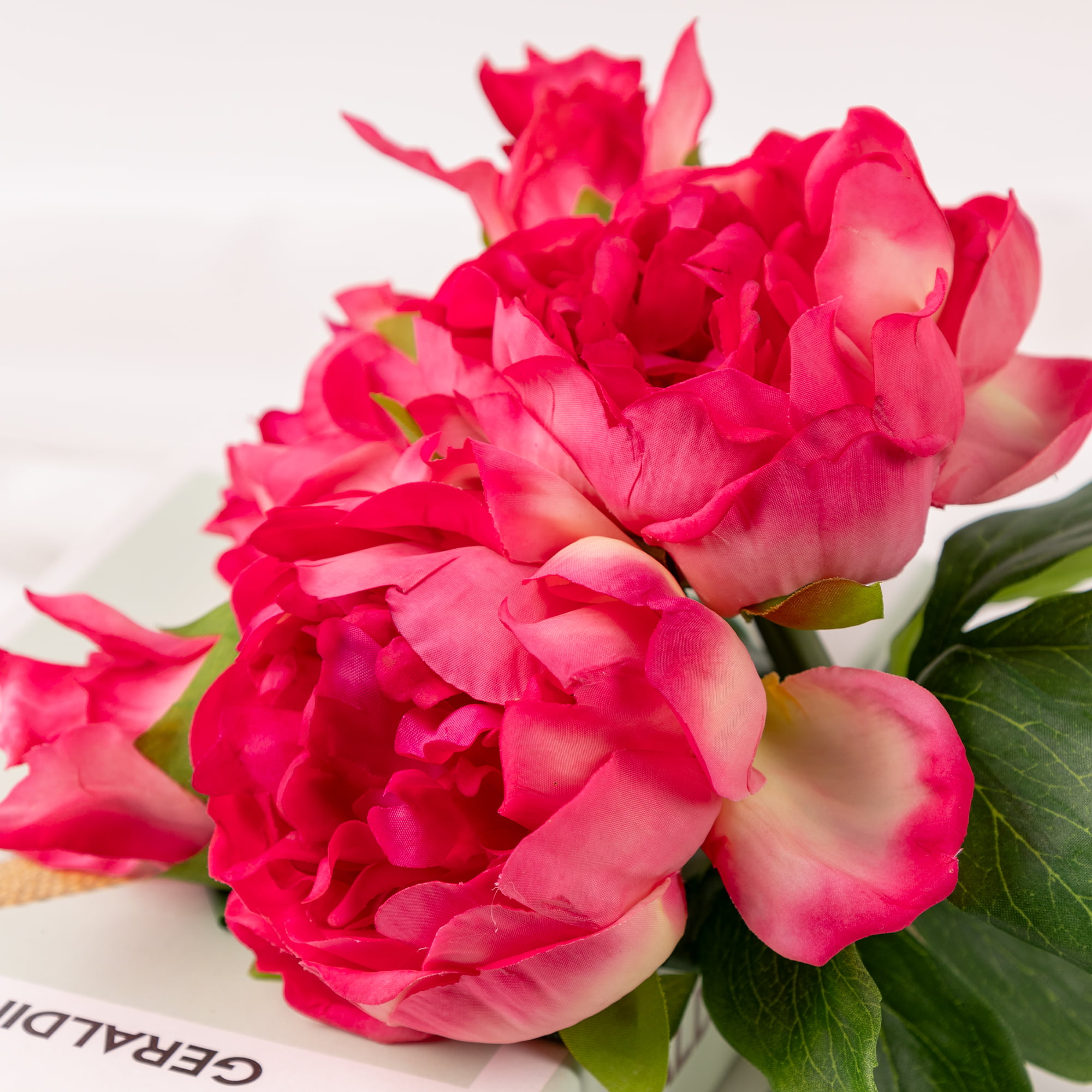 30cm Real-Touch 5 Heads Lydia Peony Bundle