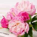 30cm Real-Touch 5 Heads Lydia Peony Bundle