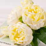 30cm Real-Touch 5 Heads Lydia Peony Bundle