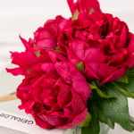 30cm Real-Touch 5 Heads Lydia Peony Bundle