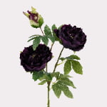 80cm Real-Touch 3 Heads Lydia Peony Spray