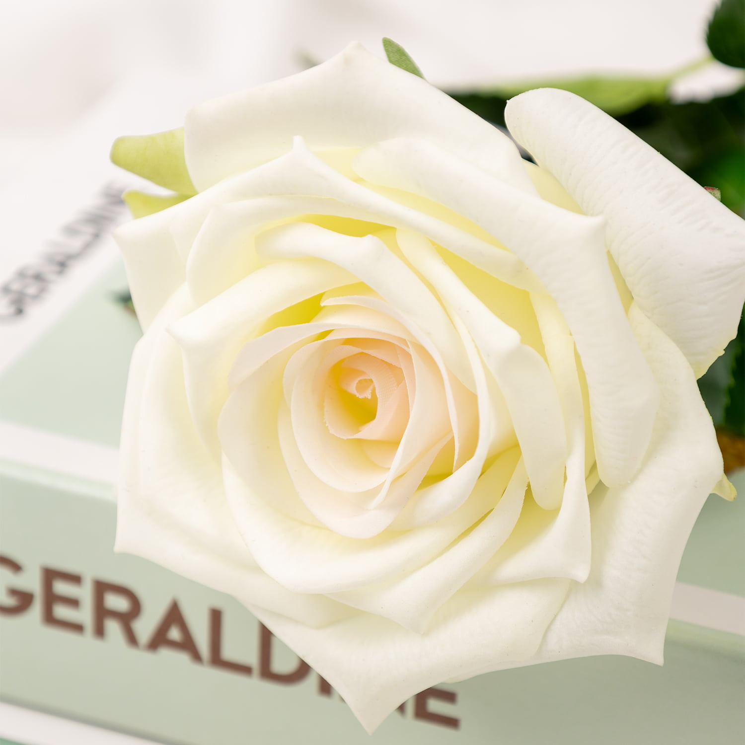 72cm Real-Touch Sandy Rose Stem