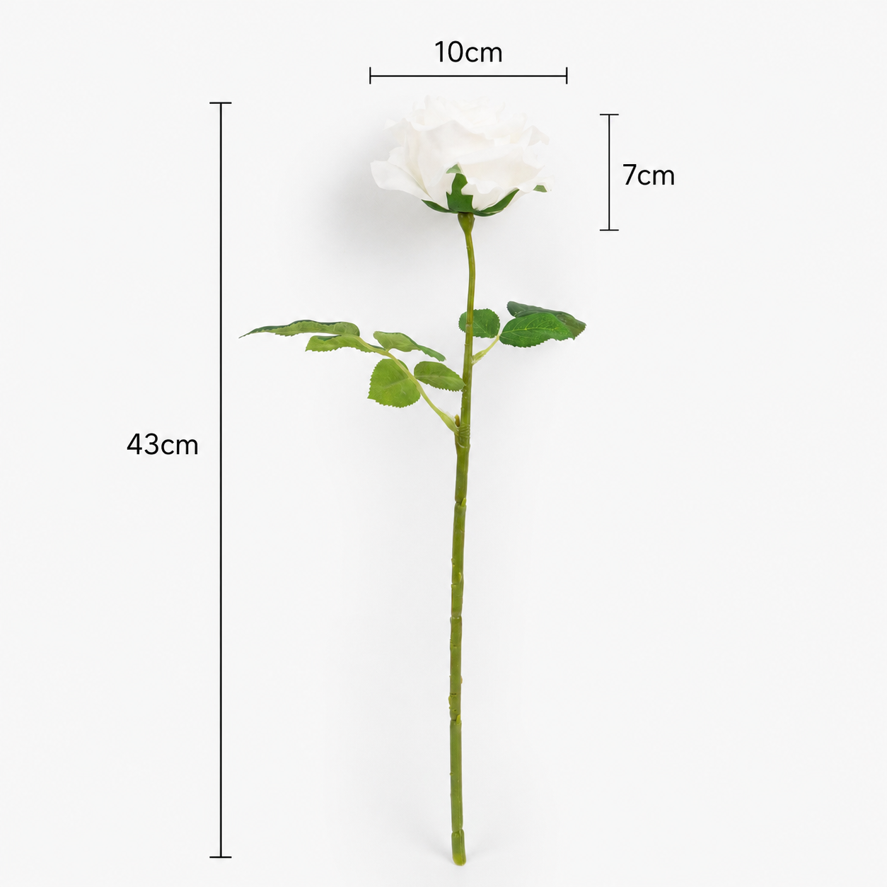 43cm Real-Touch Candice Rose Stem