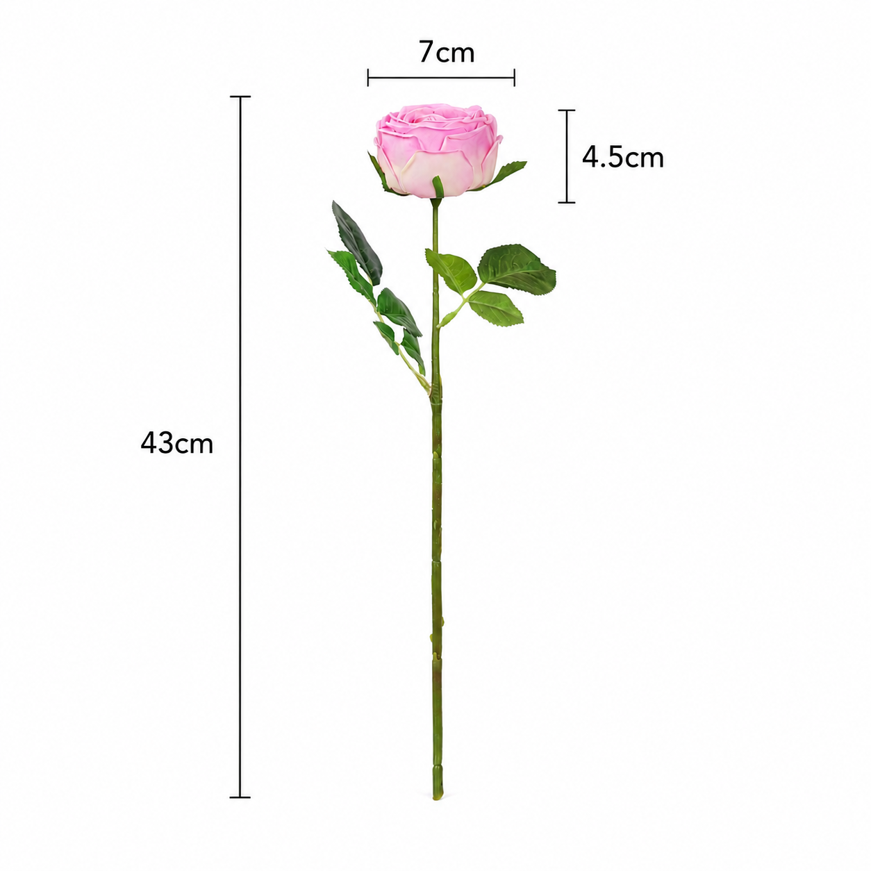 43cm Real-Touch Lola Rose Stem