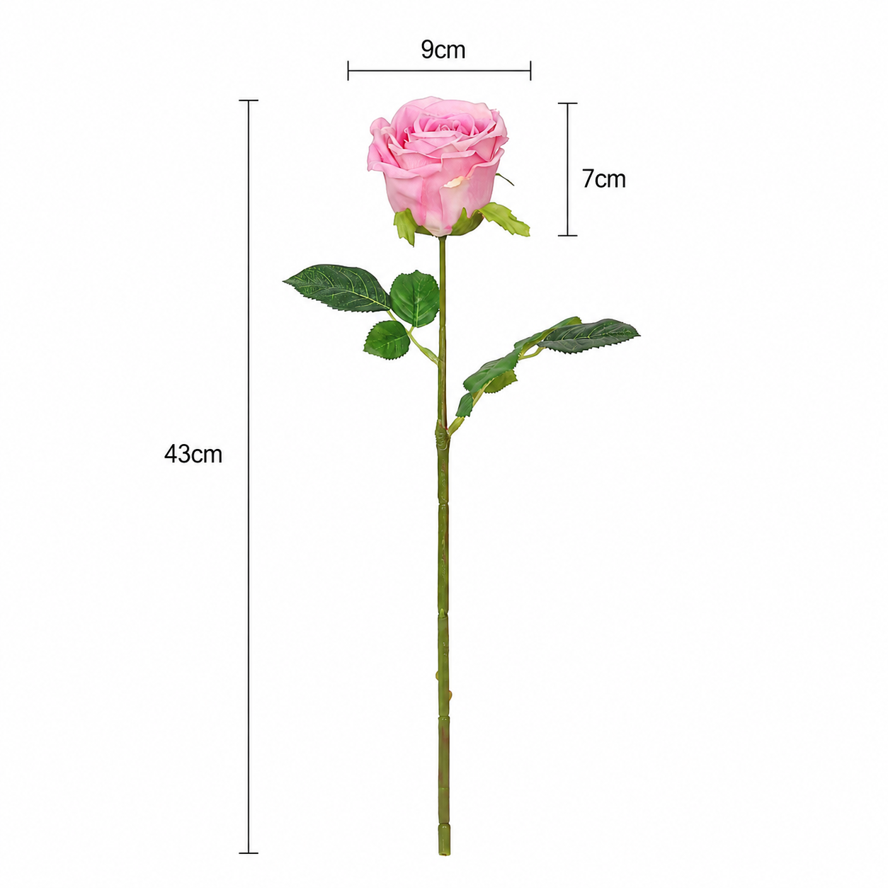 43cm Real-Touch Barbara Rose Stem