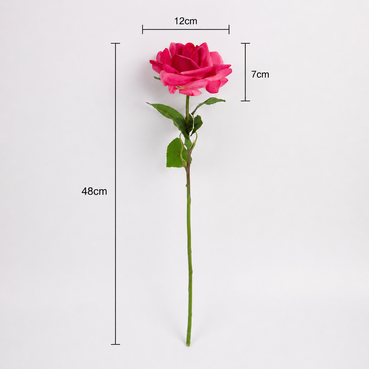 48cm Real-Touch Cynthia Rose Stem