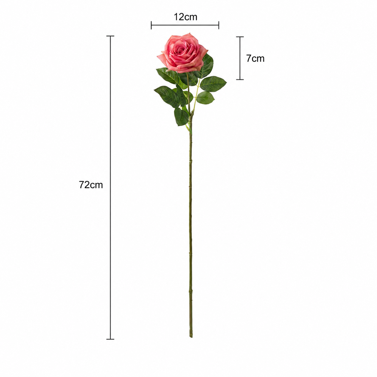 72cm Real-Touch Sandy Rose Stem