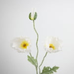 70cm Real-Touch 3 Heads Poppy Spray