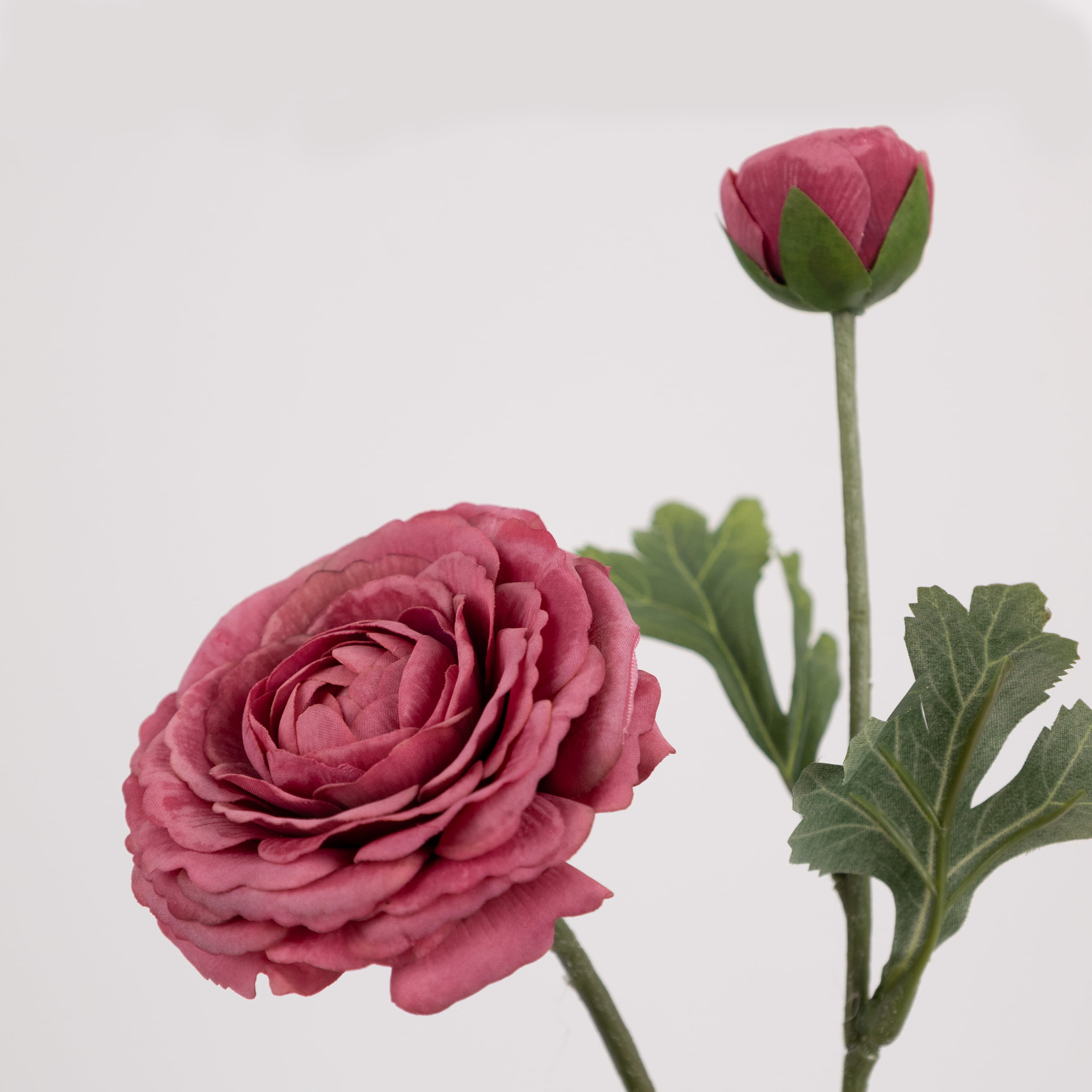 49cm Real-Touch 2 Heads Annie Ranunculus Spray