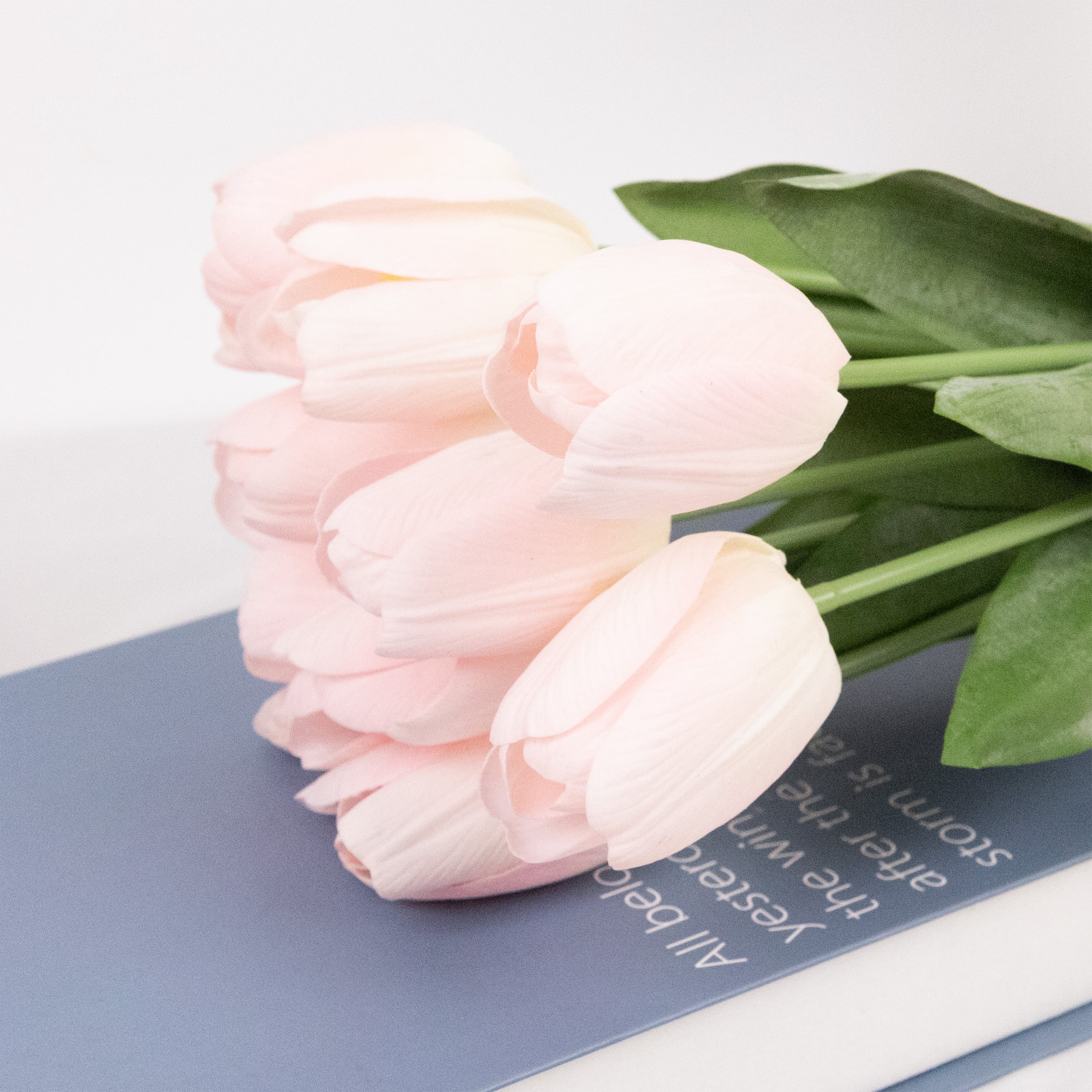 45cm Real-Touch 9 Heads Ariel Tulip Bundle