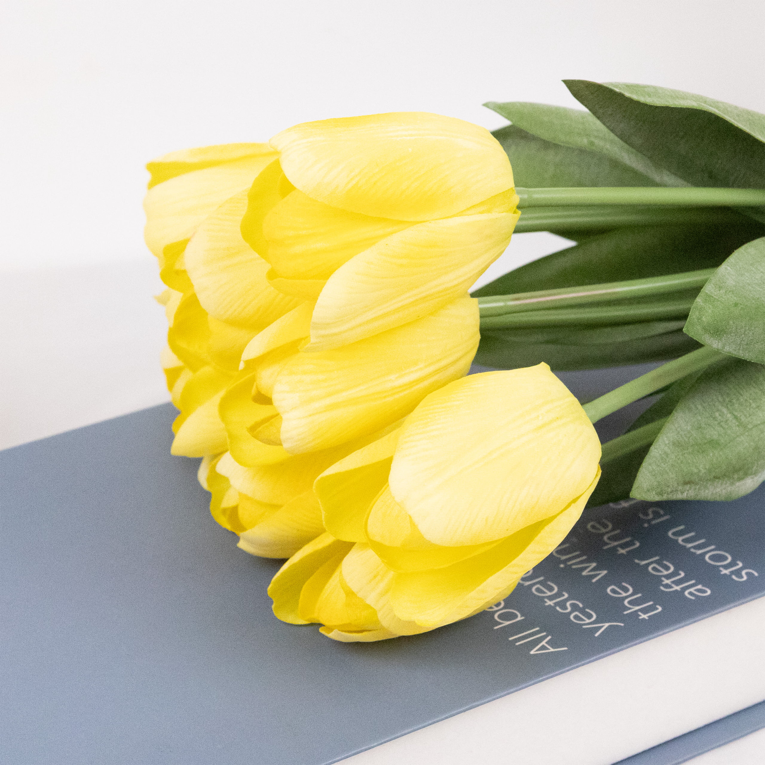 45cm Real-Touch 9 Heads Ariel Tulip Bundle