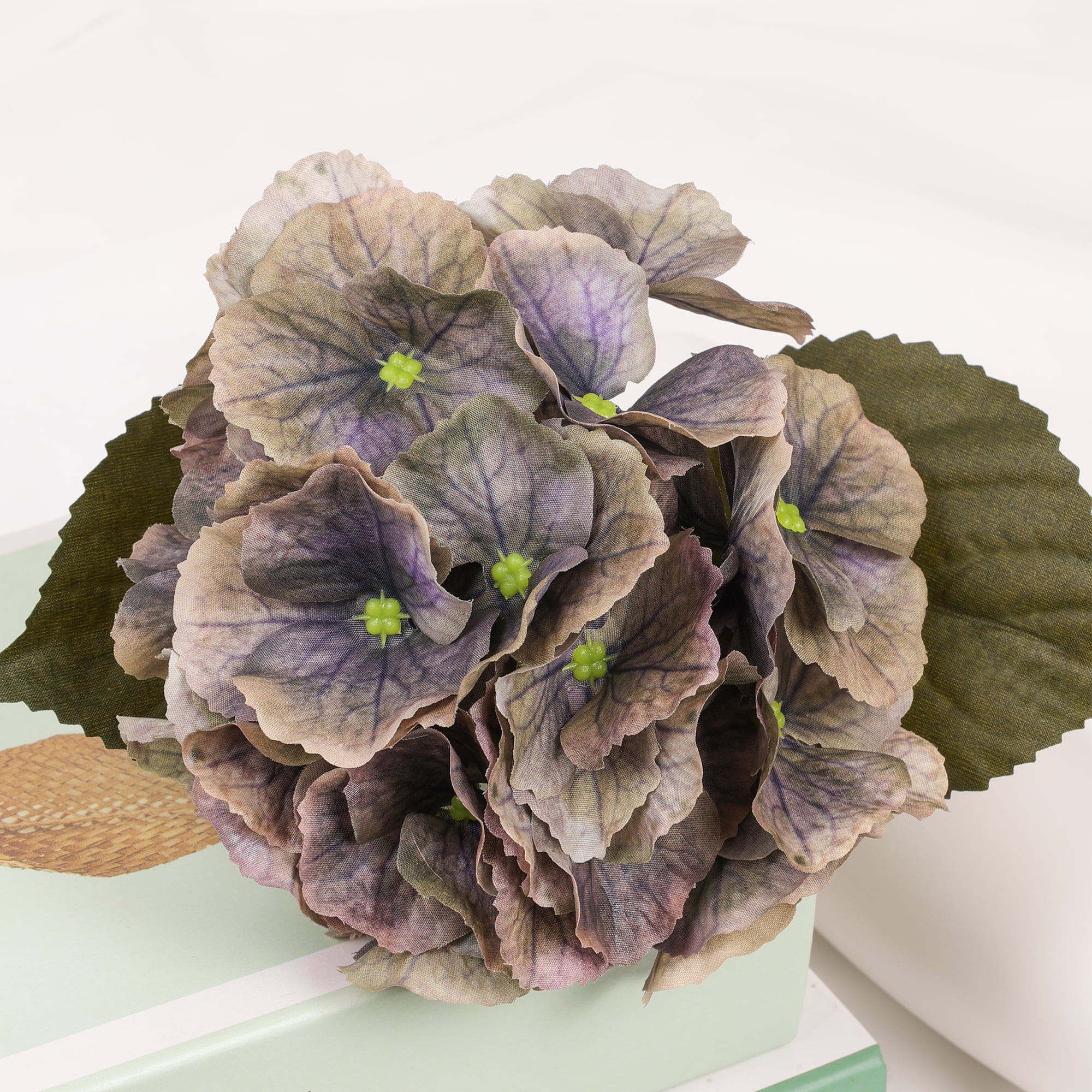 36cm Real-Touch 3D mini 20 Heads Hydrangea Stem