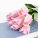 45cm Real-Touch 9 Heads Ariel Tulip Bundle