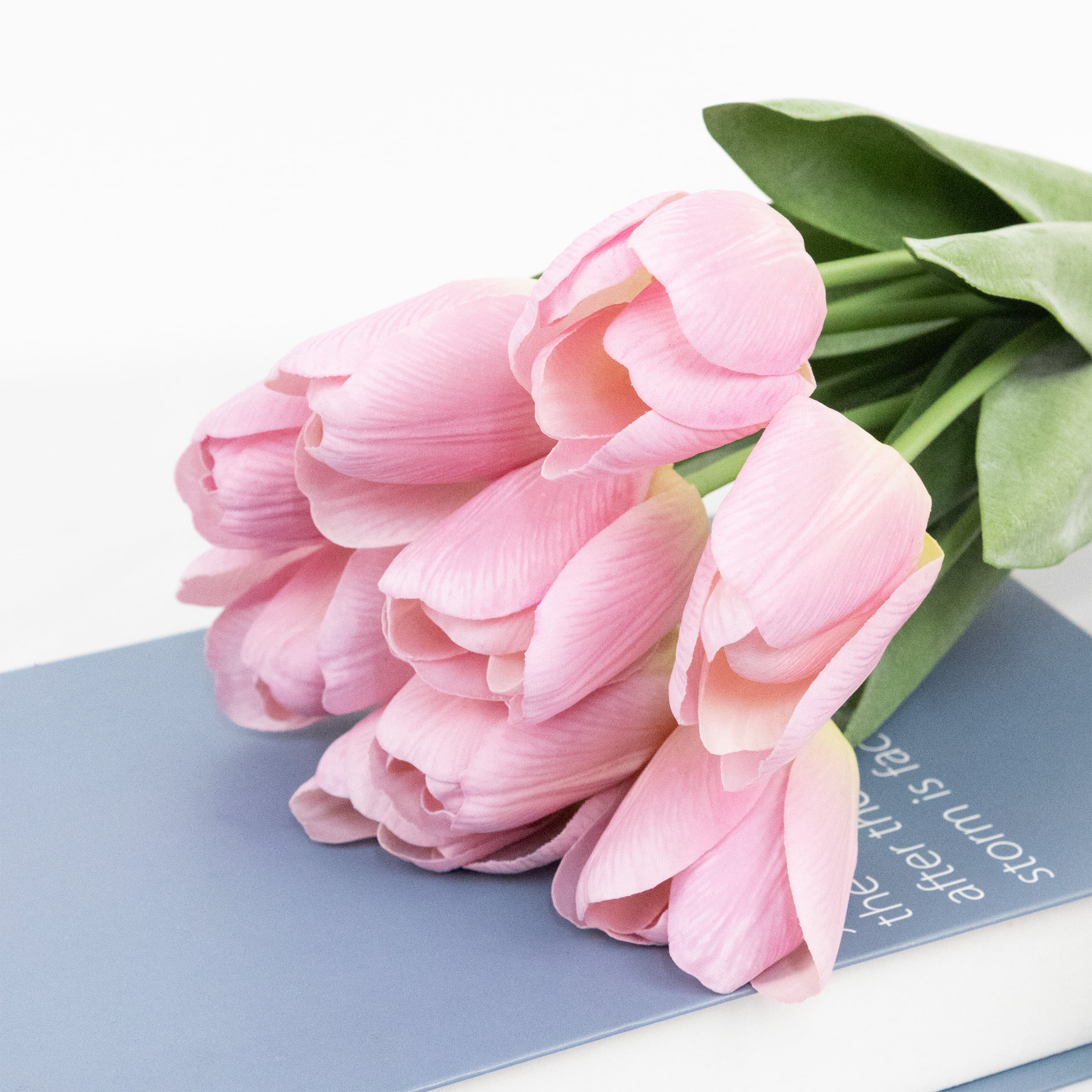 45cm Real-Touch 9 Heads Ariel Tulip Bundle