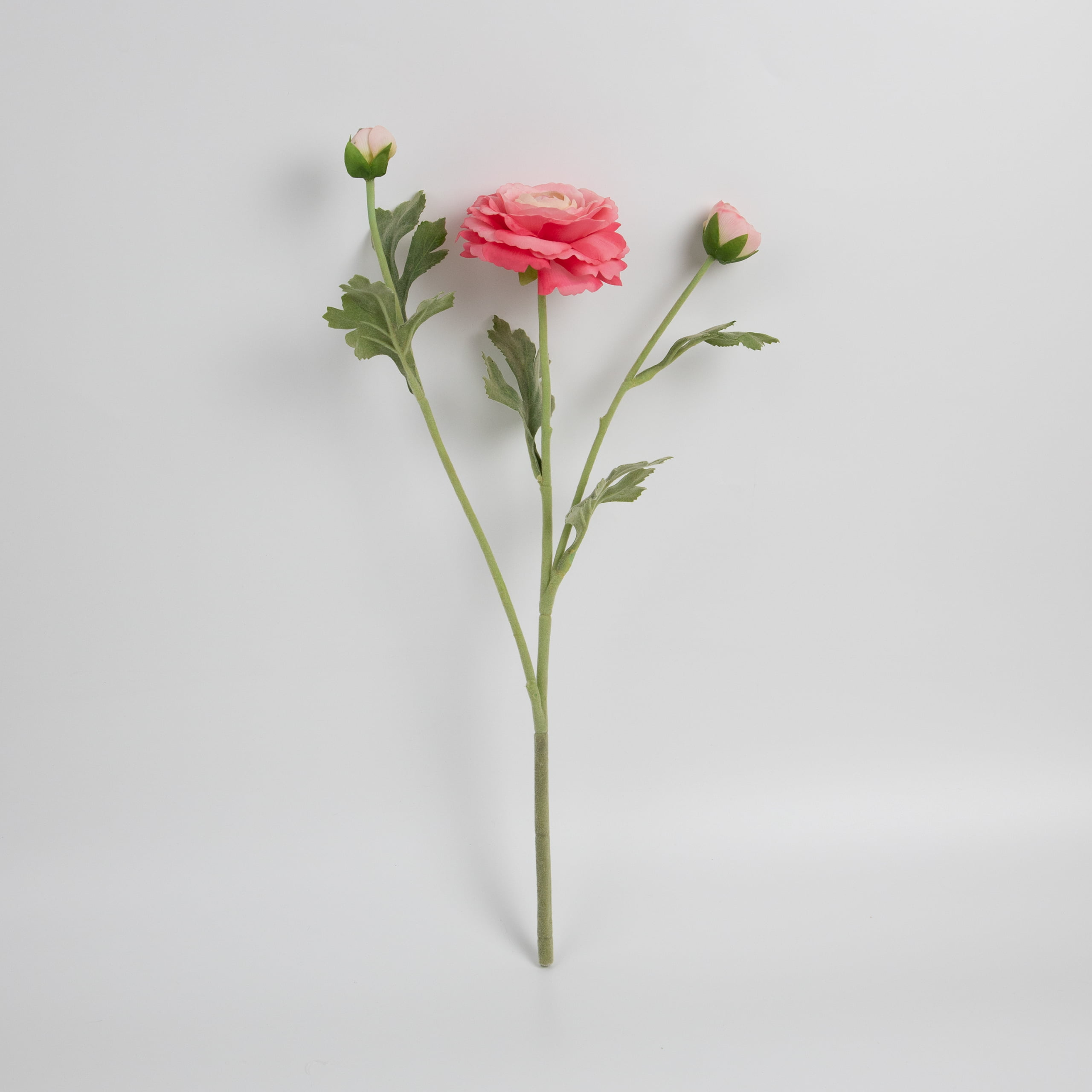 49cm Real-Touch 3 Heads Annie Ranunculus Spray