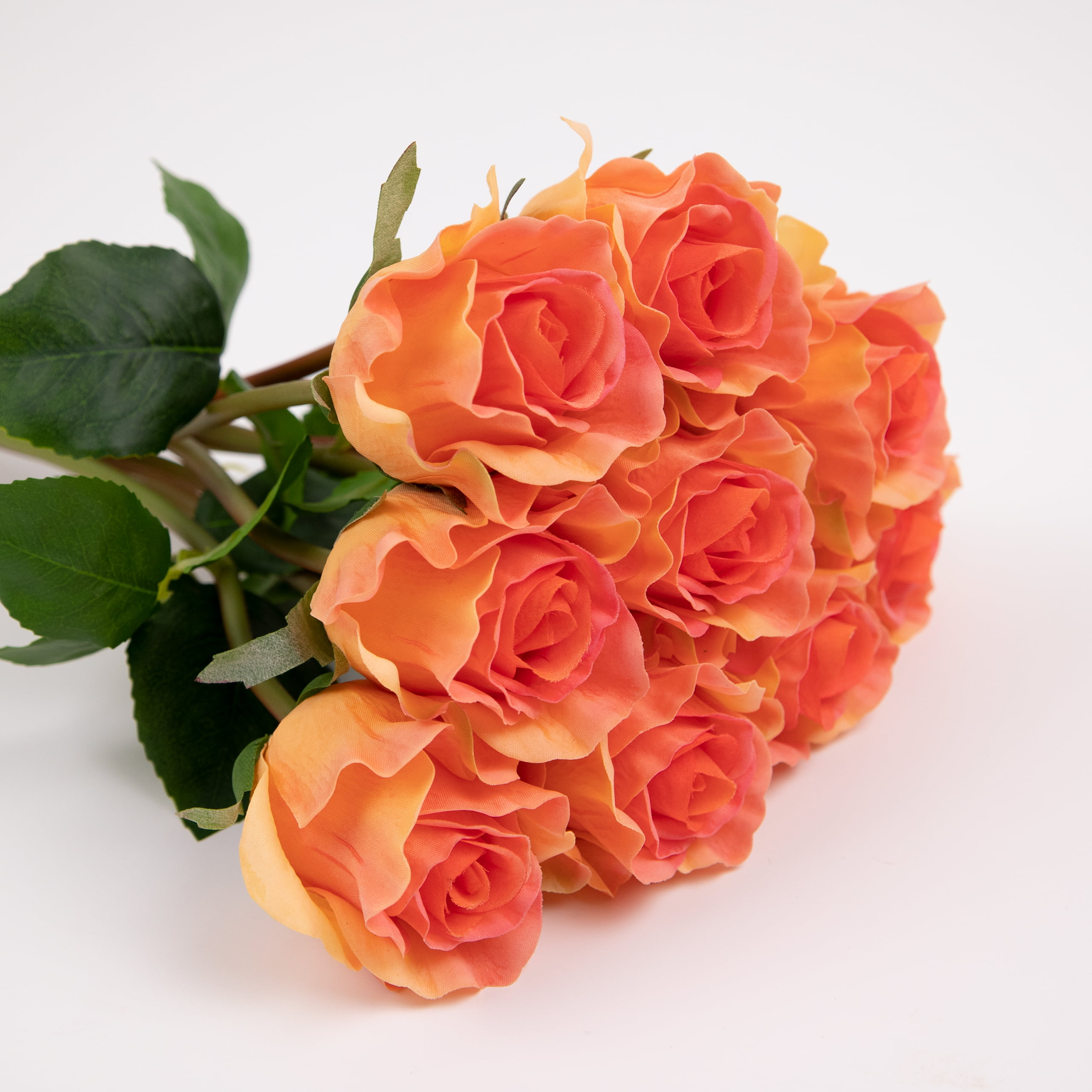 45cm Real-Touch 9 Heads Charlotte Rose Bundle
