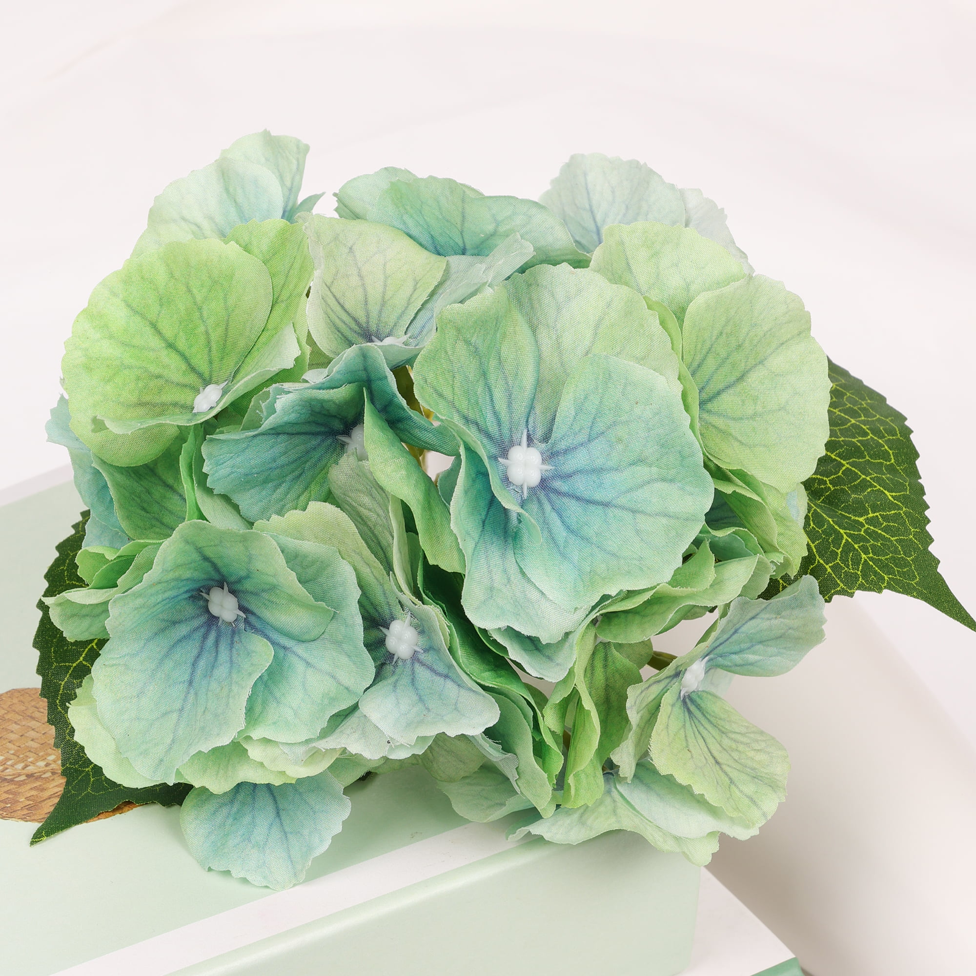 36cm Real-Touch 3D mini 20 Heads Hydrangea Stem