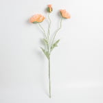 70cm Real-Touch 3 Heads Poppy Spray