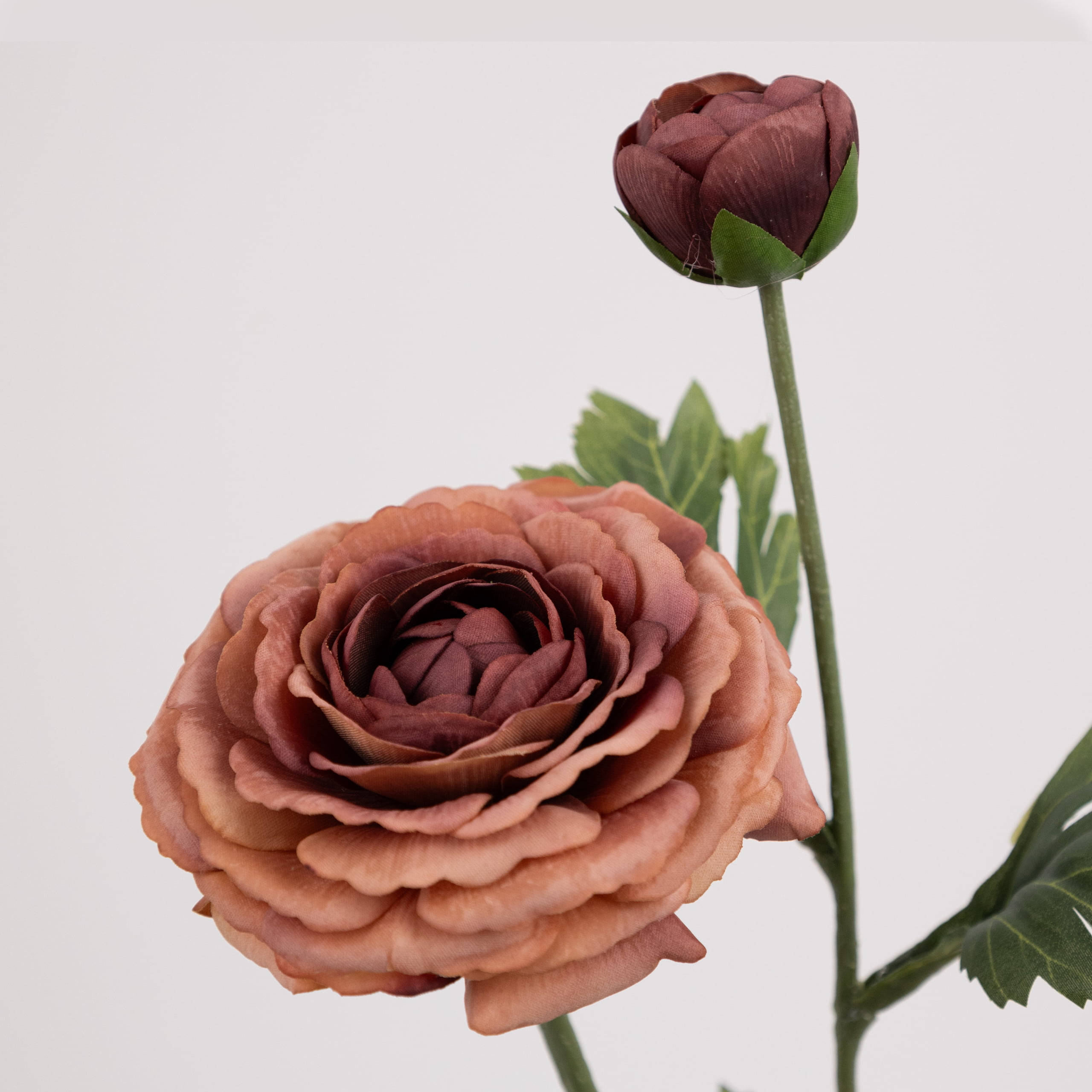49cm Real-Touch 2 Heads Annie Ranunculus Spray