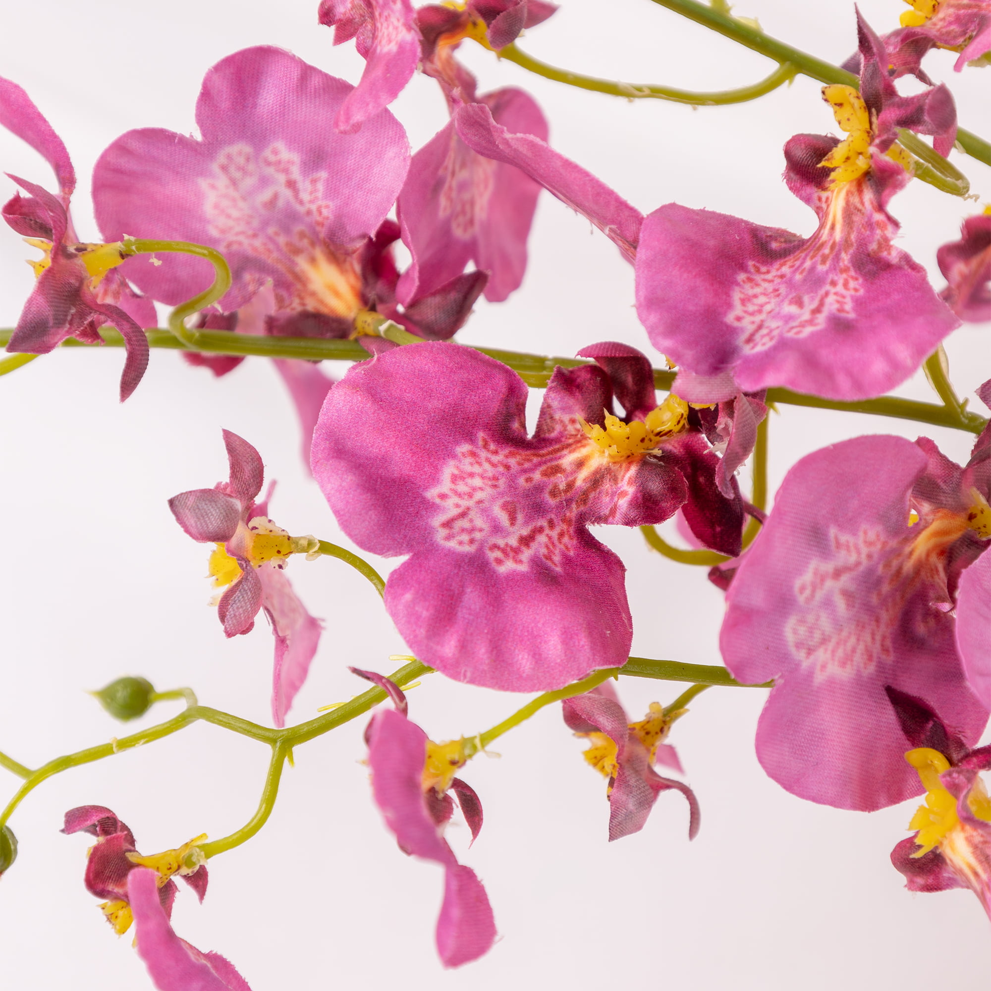 98cm Real-Touch 3 Heads Dancing Orchid Stem