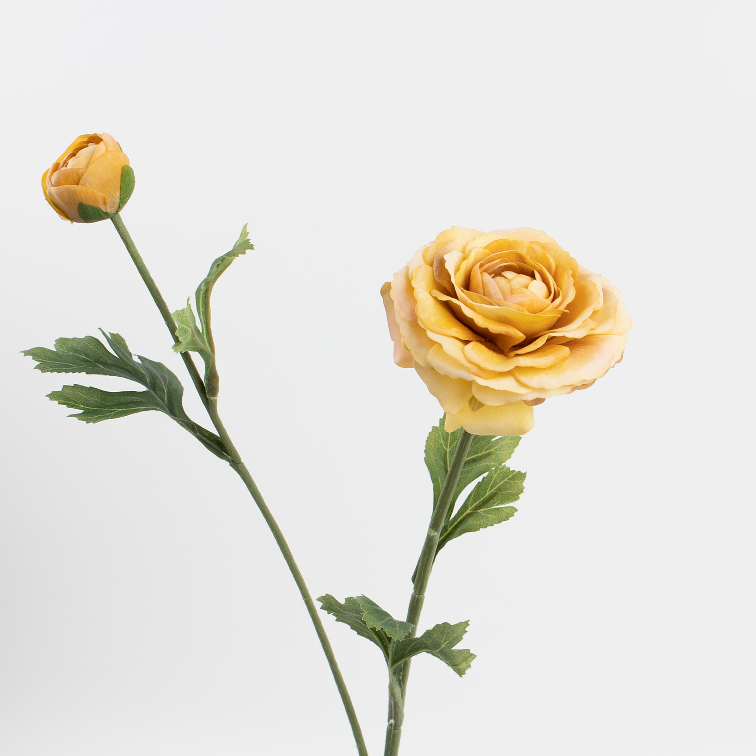 49cm Real-Touch 2 Heads Annie Ranunculus Spray