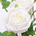 80cm Real-Touch 3 Heads Victoria Rose Spray