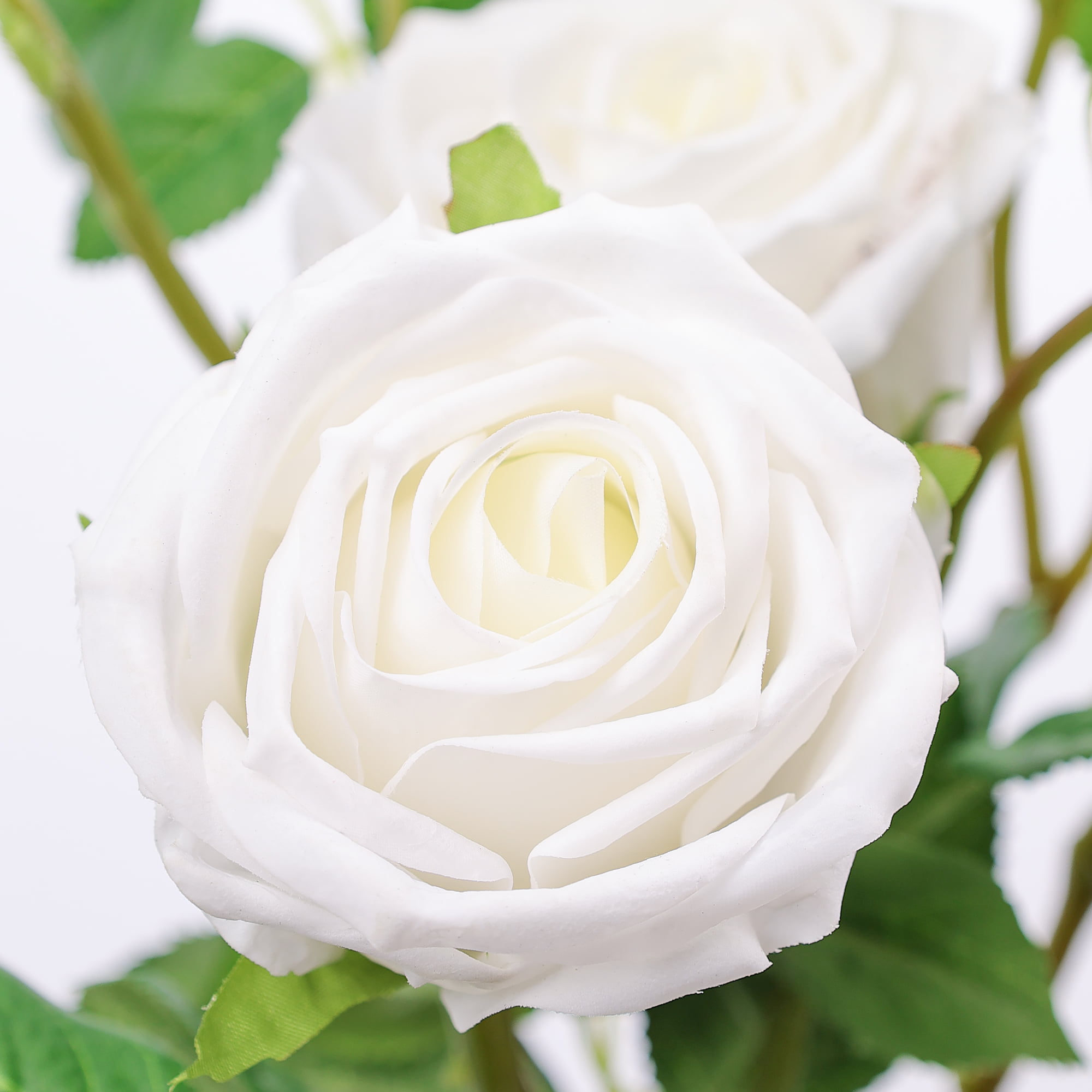 80cm Real-Touch 3 Heads Victoria Rose Spray