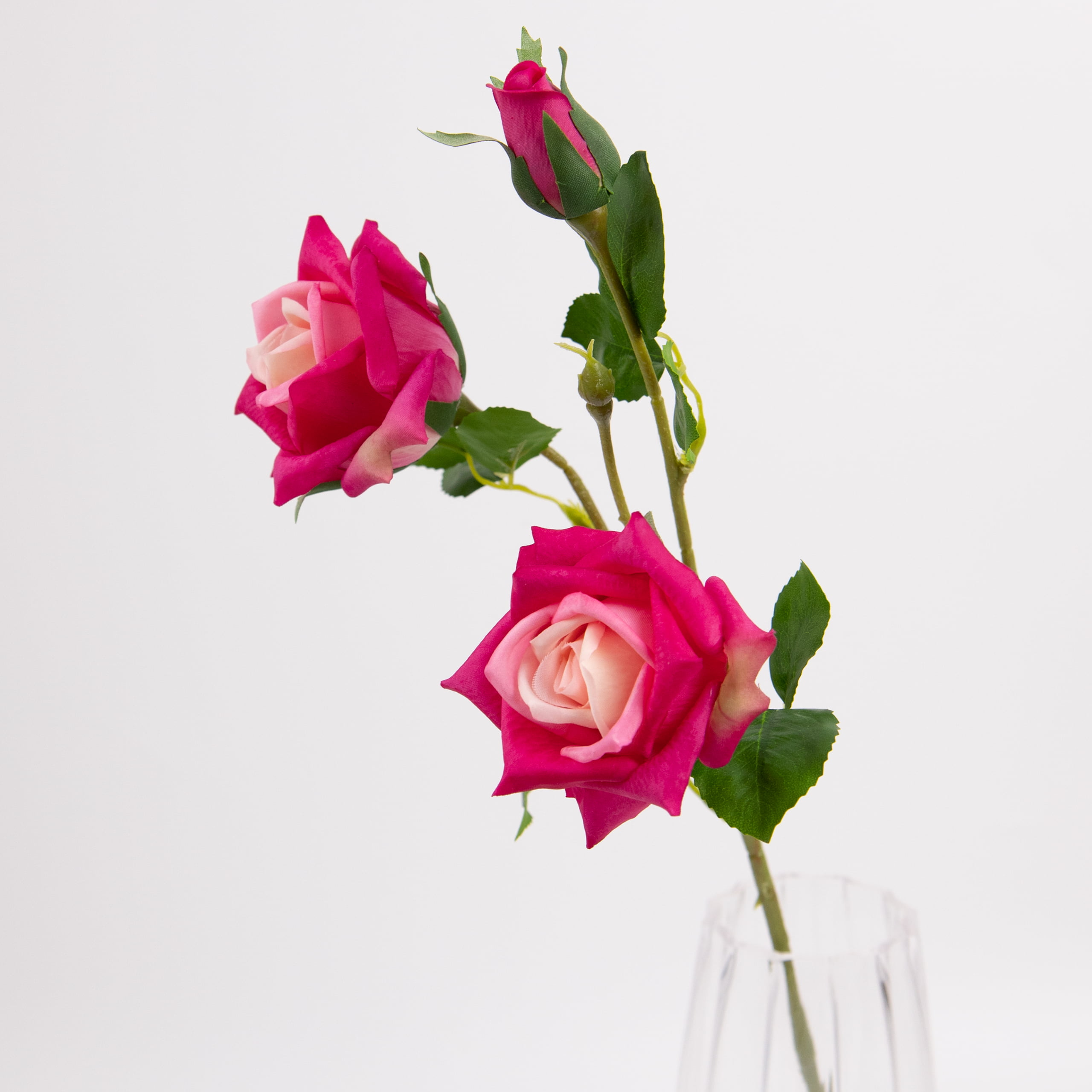 50cm Real-Touch 3 Heads Camille Rose Spray