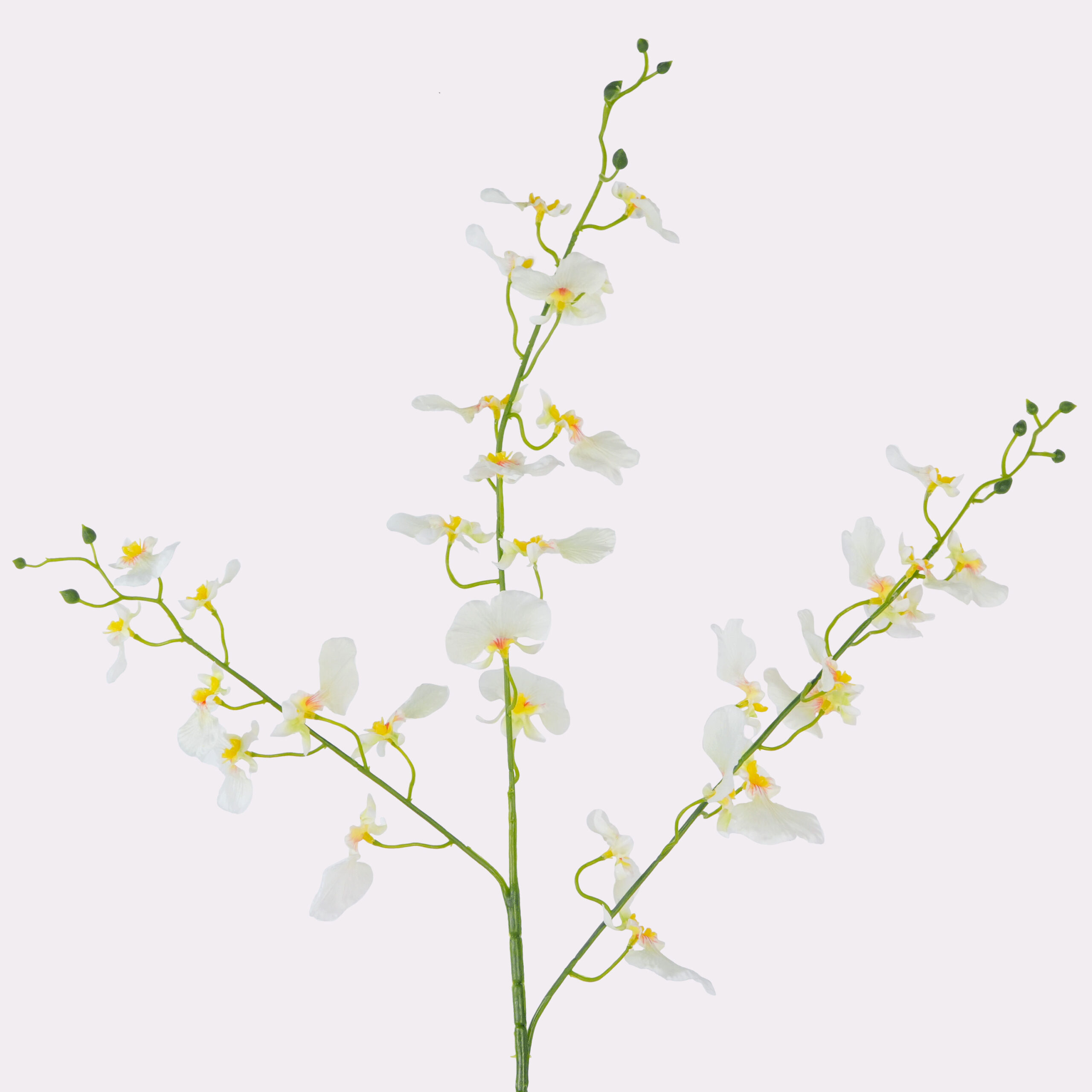 98cm Real-Touch 3 Heads Dancing Orchid Stem