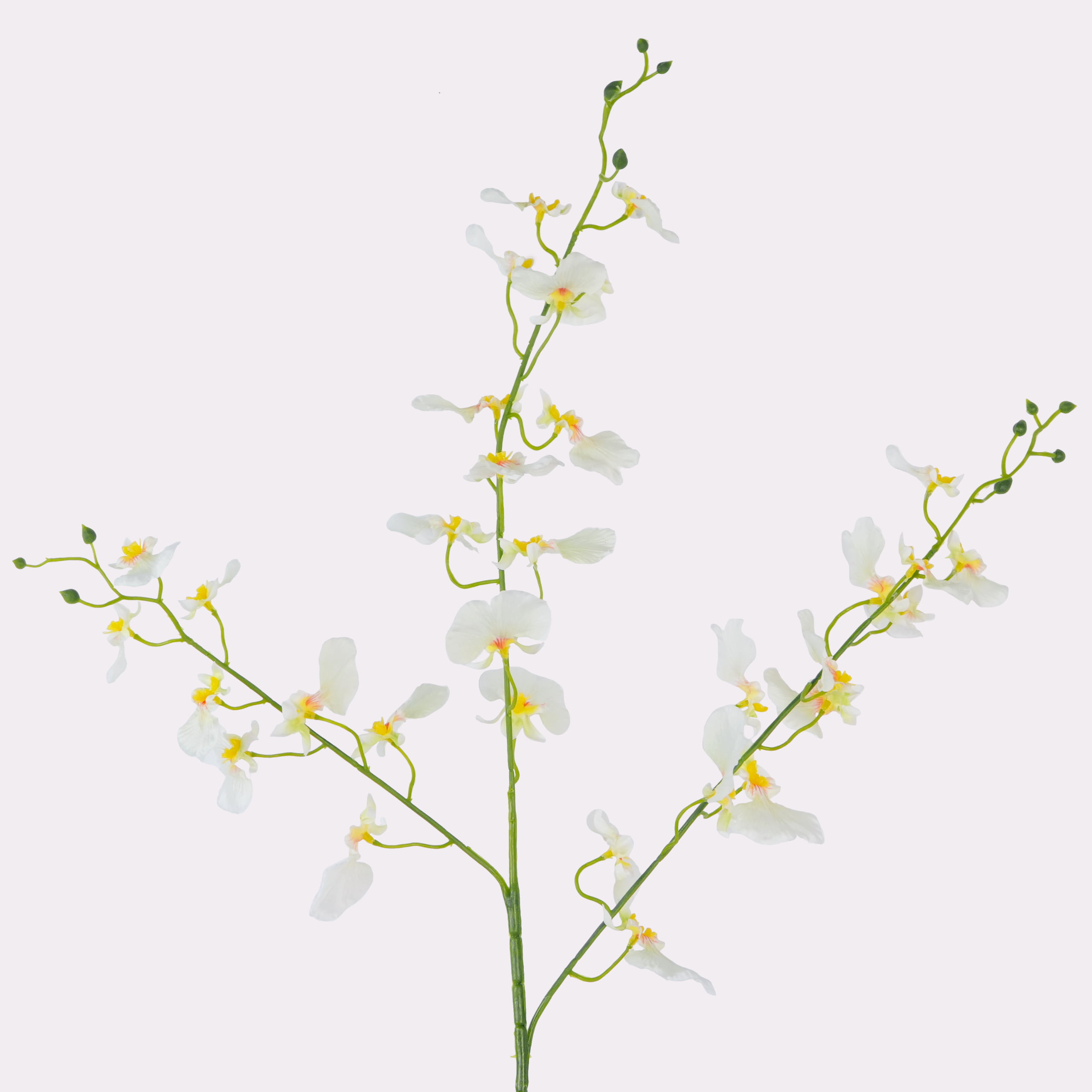 98cm Real-Touch 3 Heads Dancing Orchid Stem