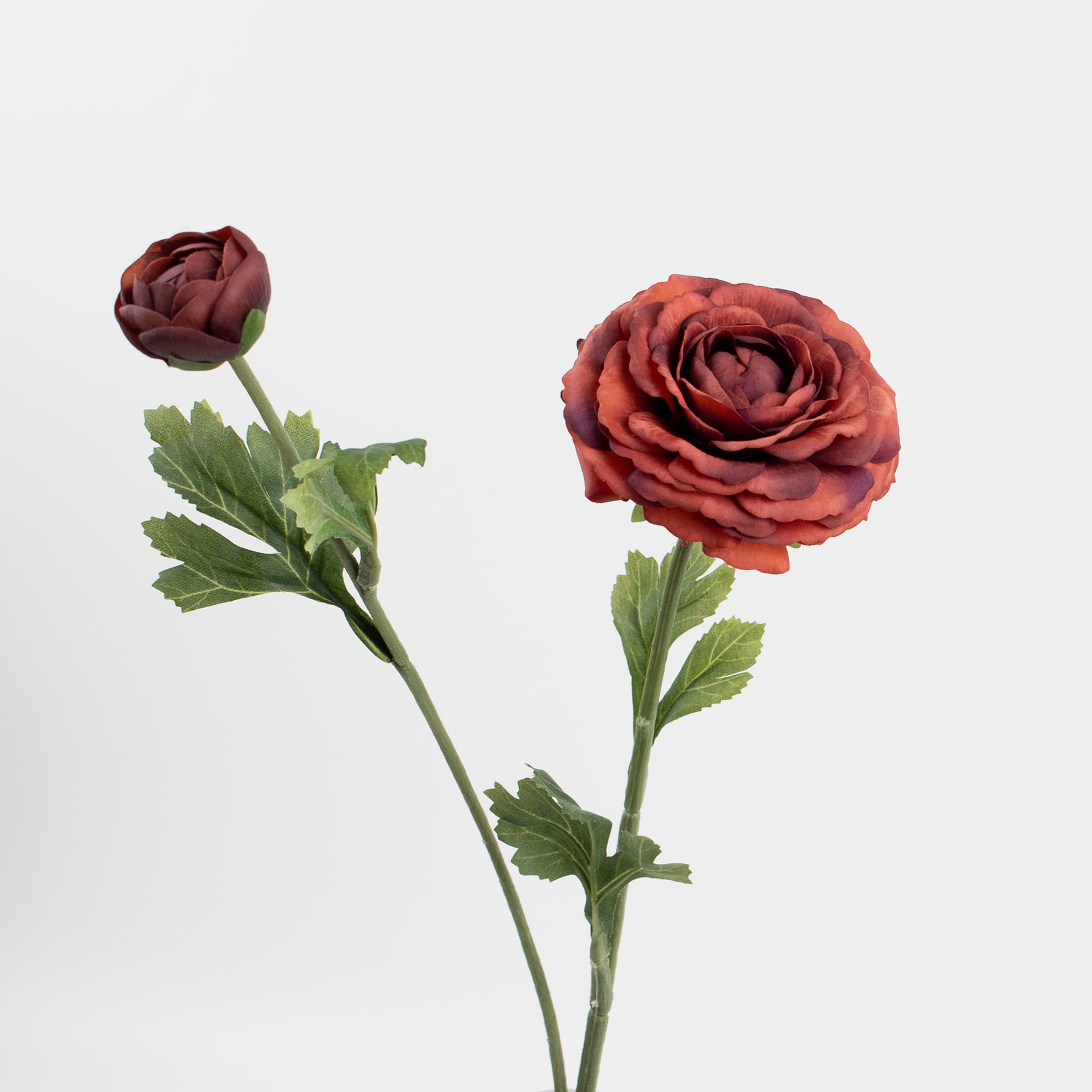 49cm Real-Touch 2 Heads Annie Ranunculus Spray