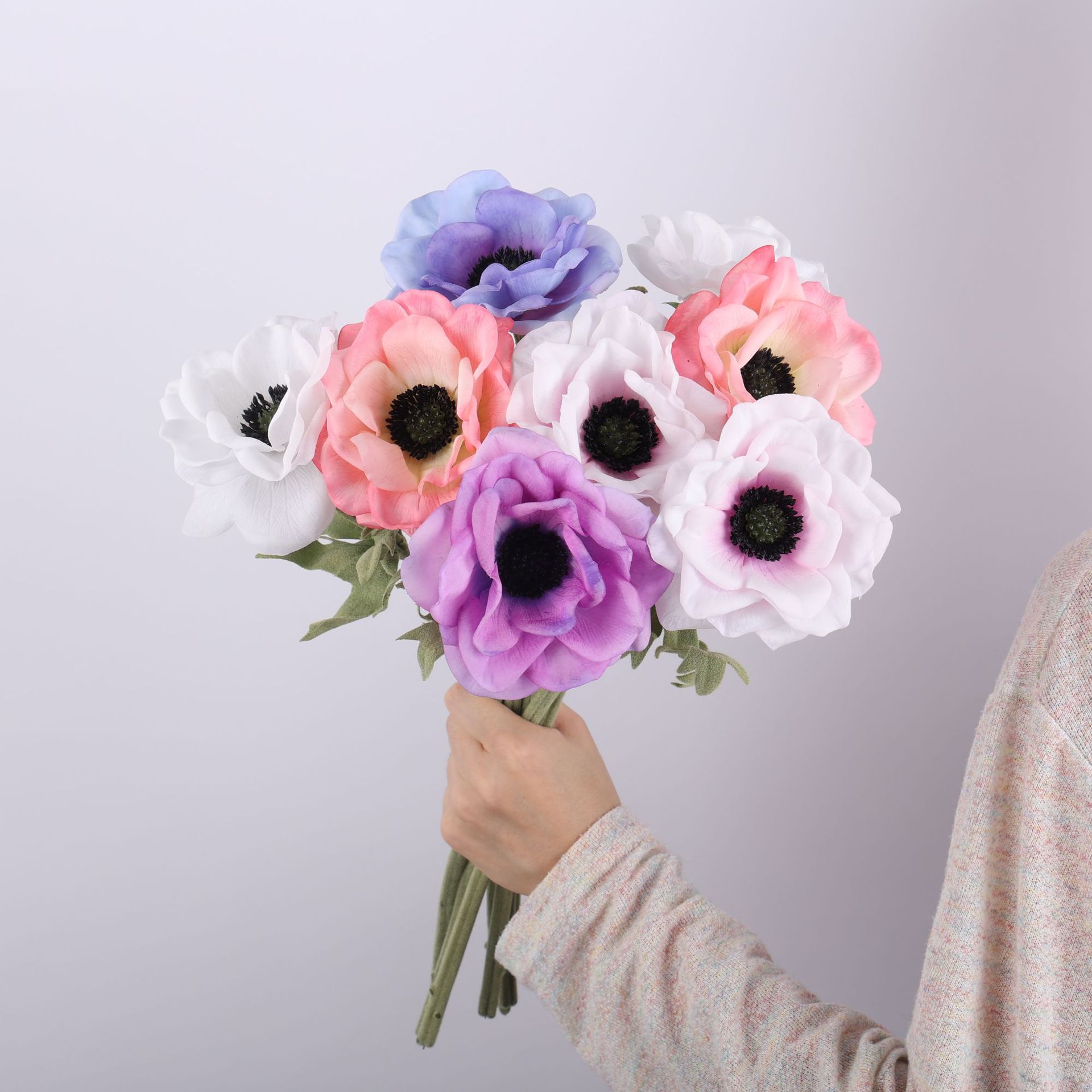 40cm Real-Touch Anemone Stem