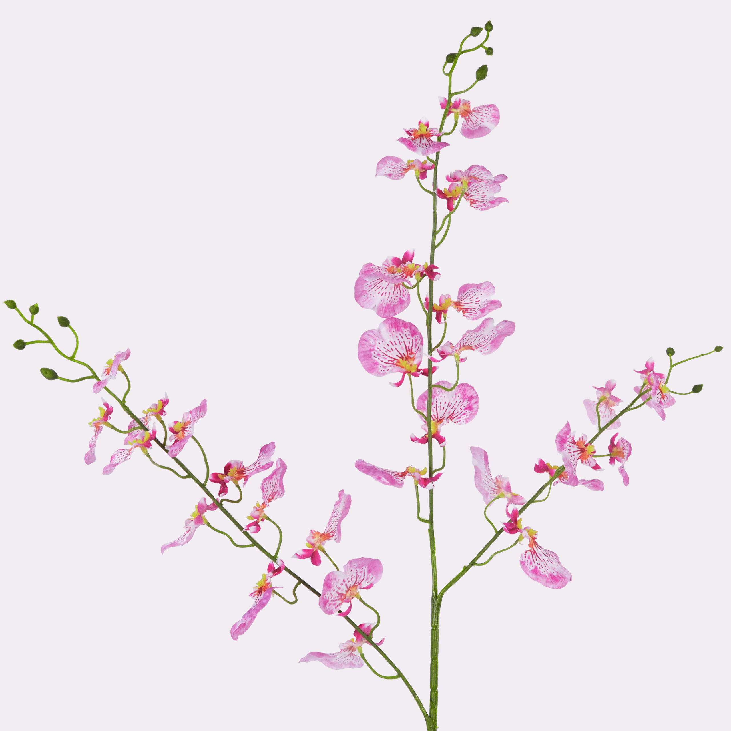 98cm Real-Touch 3 Heads Dancing Orchid Stem