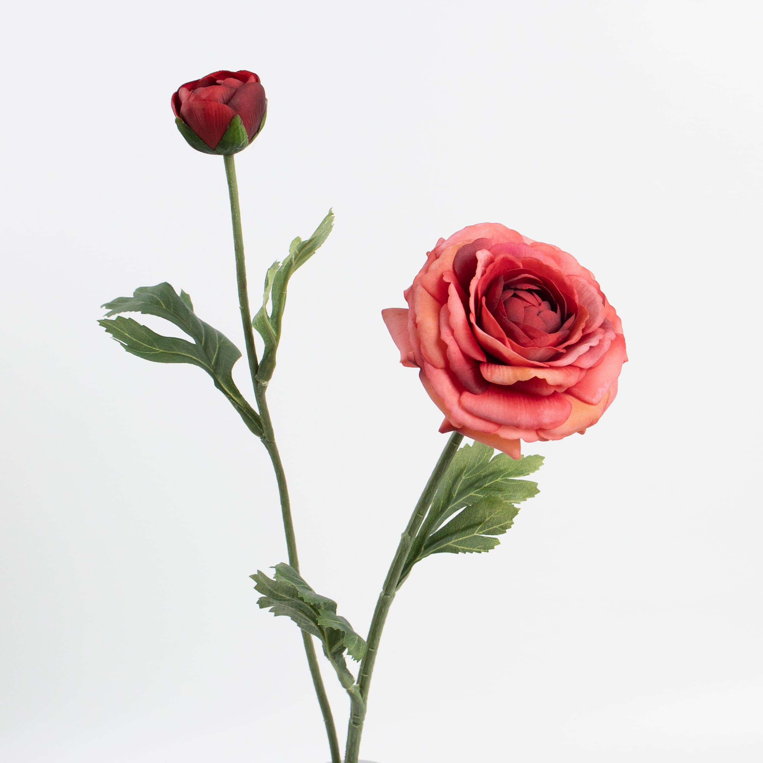 49cm Real-Touch 2 Heads Annie Ranunculus Spray