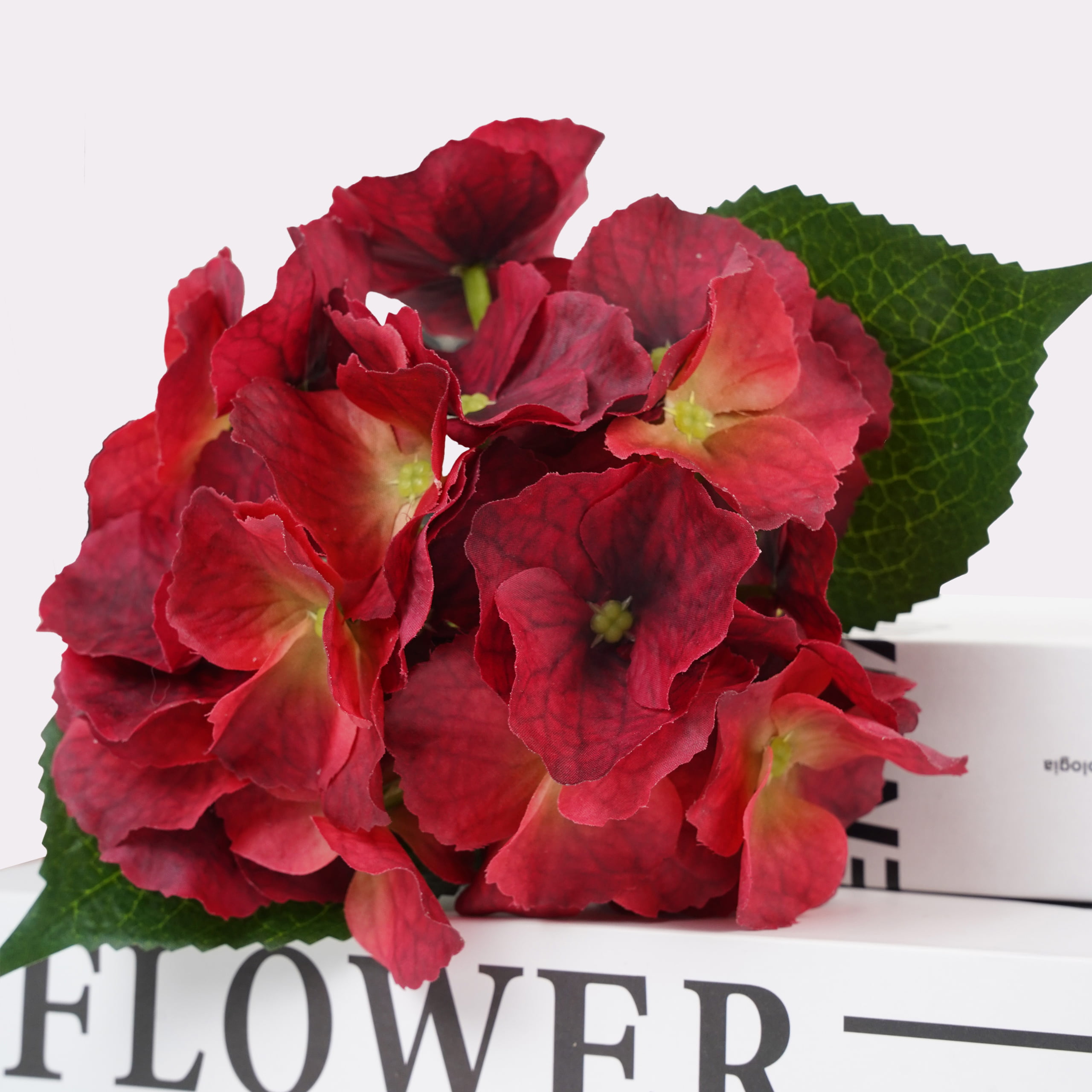 36cm Real-Touch 3D mini 20 Heads Hydrangea Stem
