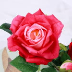 80cm Real-Touch 3 Heads Elsa Rose Spray