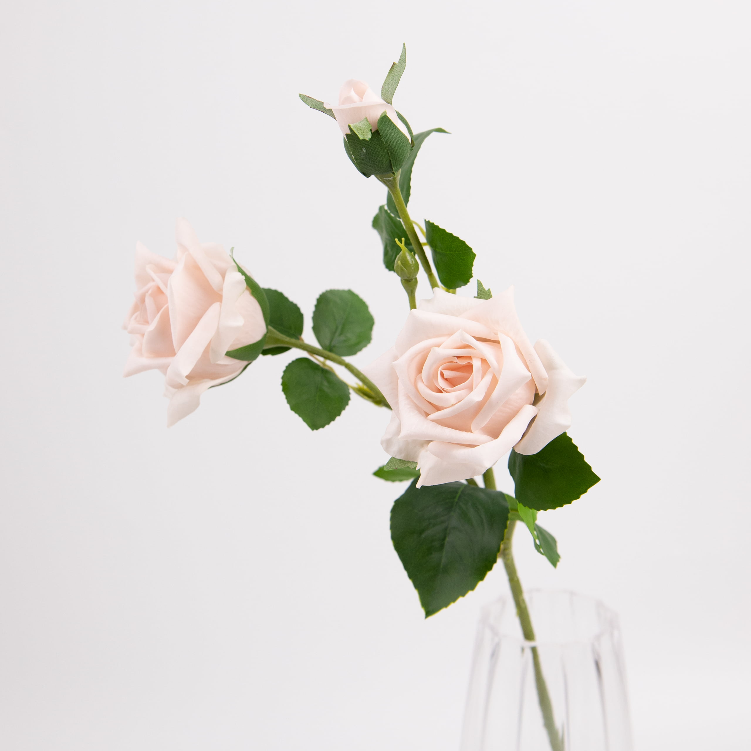 50cm Real-Touch 3 Heads Camille Rose Spray