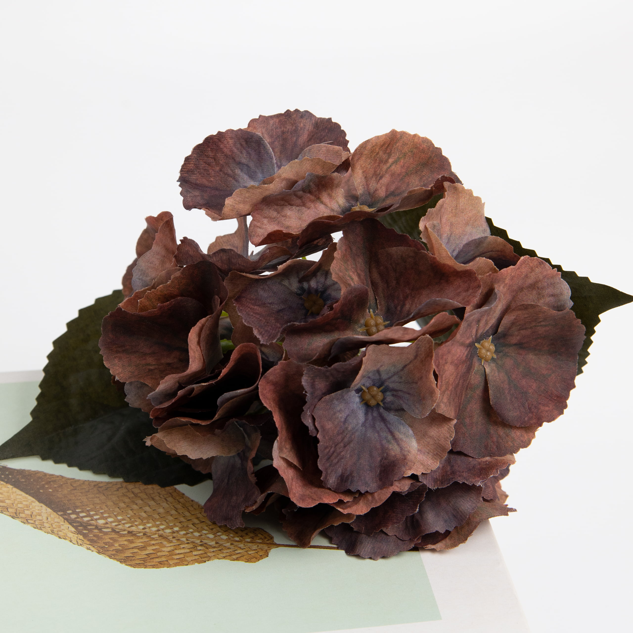 36cm Real-Touch 3D mini 20 Heads Hydrangea Stem