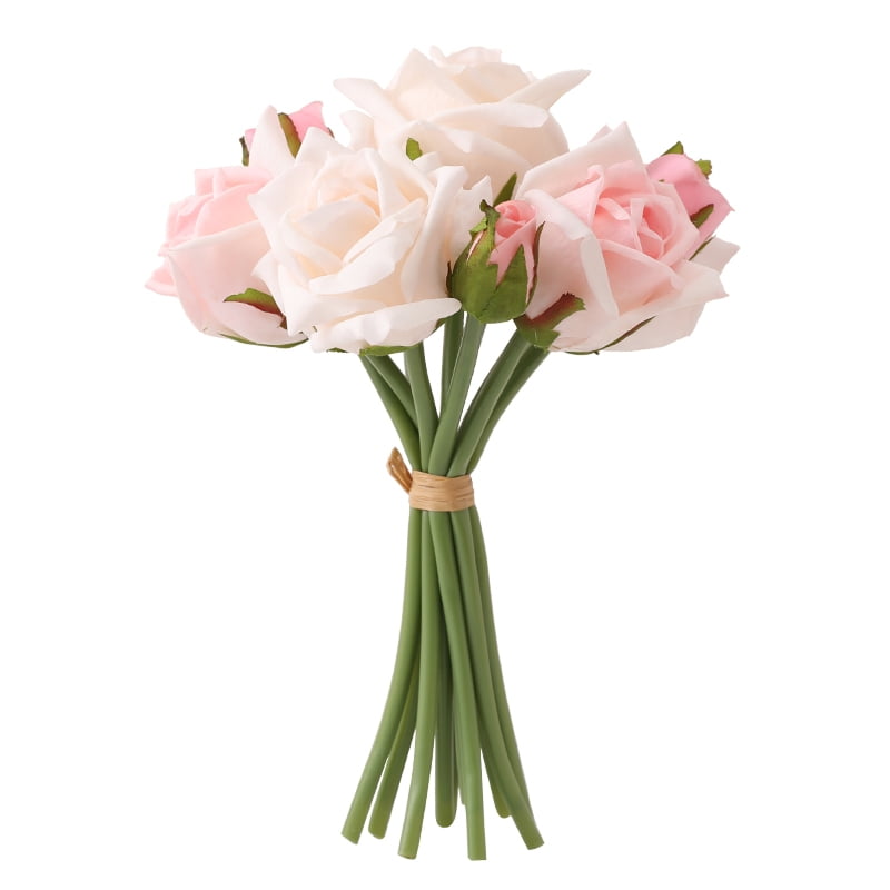 20cm Real-Touch 10 Heads Bella Rose Bundle