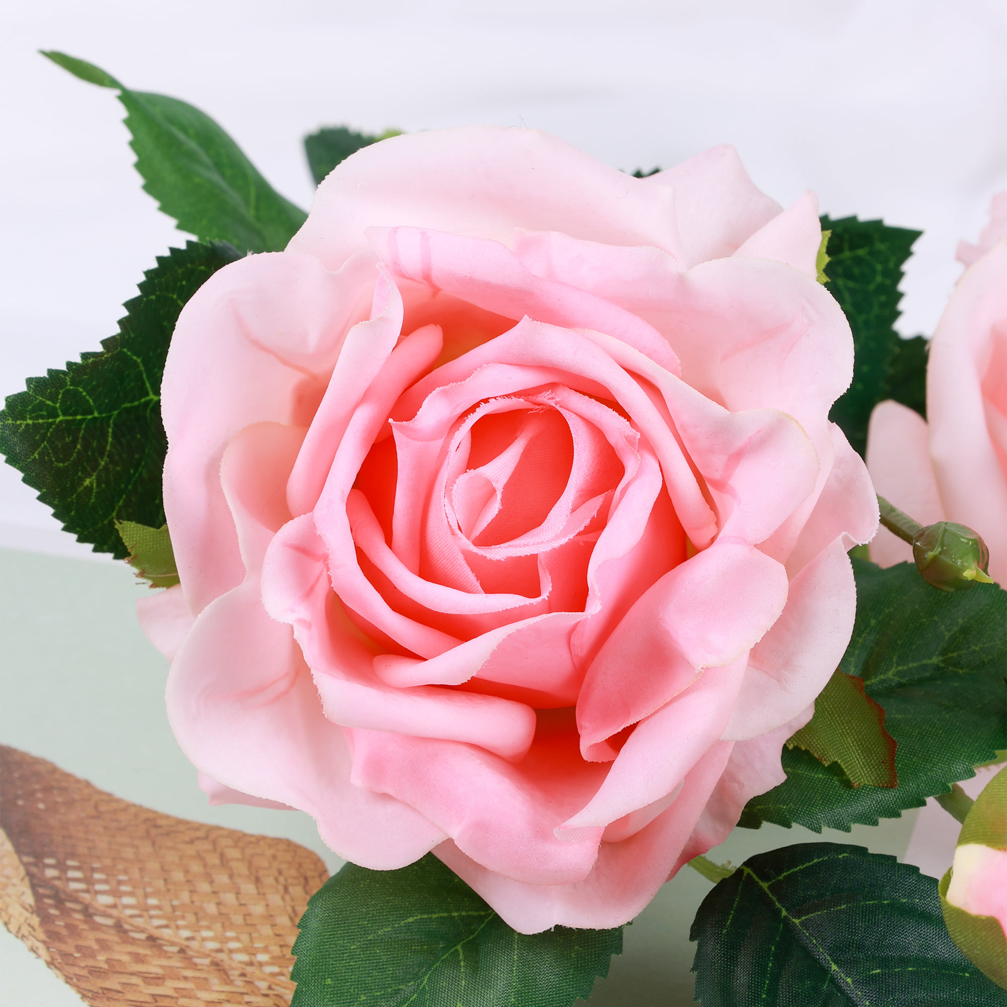 80cm Real-Touch 3 Heads Elsa Rose Spray