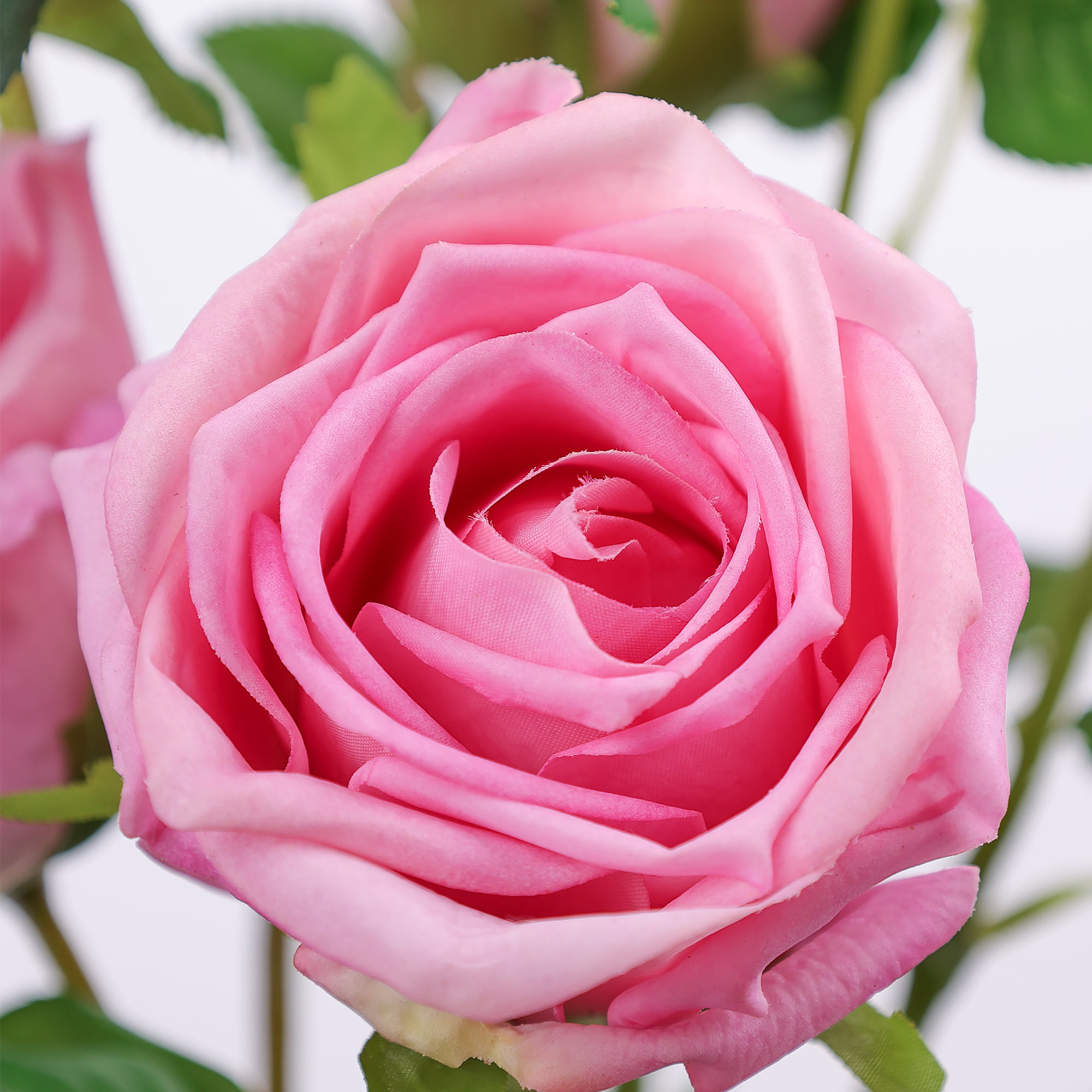 80cm Real-Touch 3 Heads Victoria Rose Spray