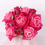 20cm Real-Touch 10 Heads Bella Rose Bundle