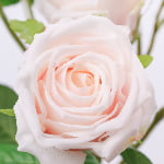 80cm Real-Touch 3 Heads Victoria Rose Spray