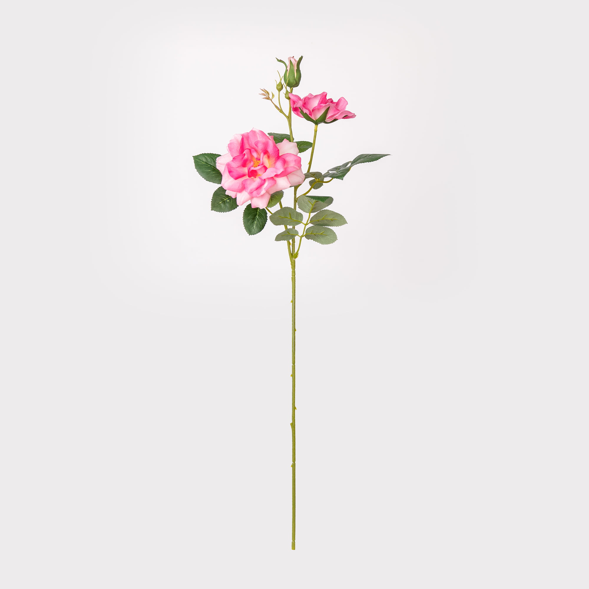 70cm Real-Touch 3 Heads Jasmine Rose Spray