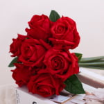 28cm Real-Touch 7 Heads Sofia Rose Bundle