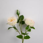 51cm Real-Touch 3 Heads Mini Austin Rose Spray