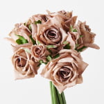20cm Real-Touch 10 Heads Bella Rose Bundle