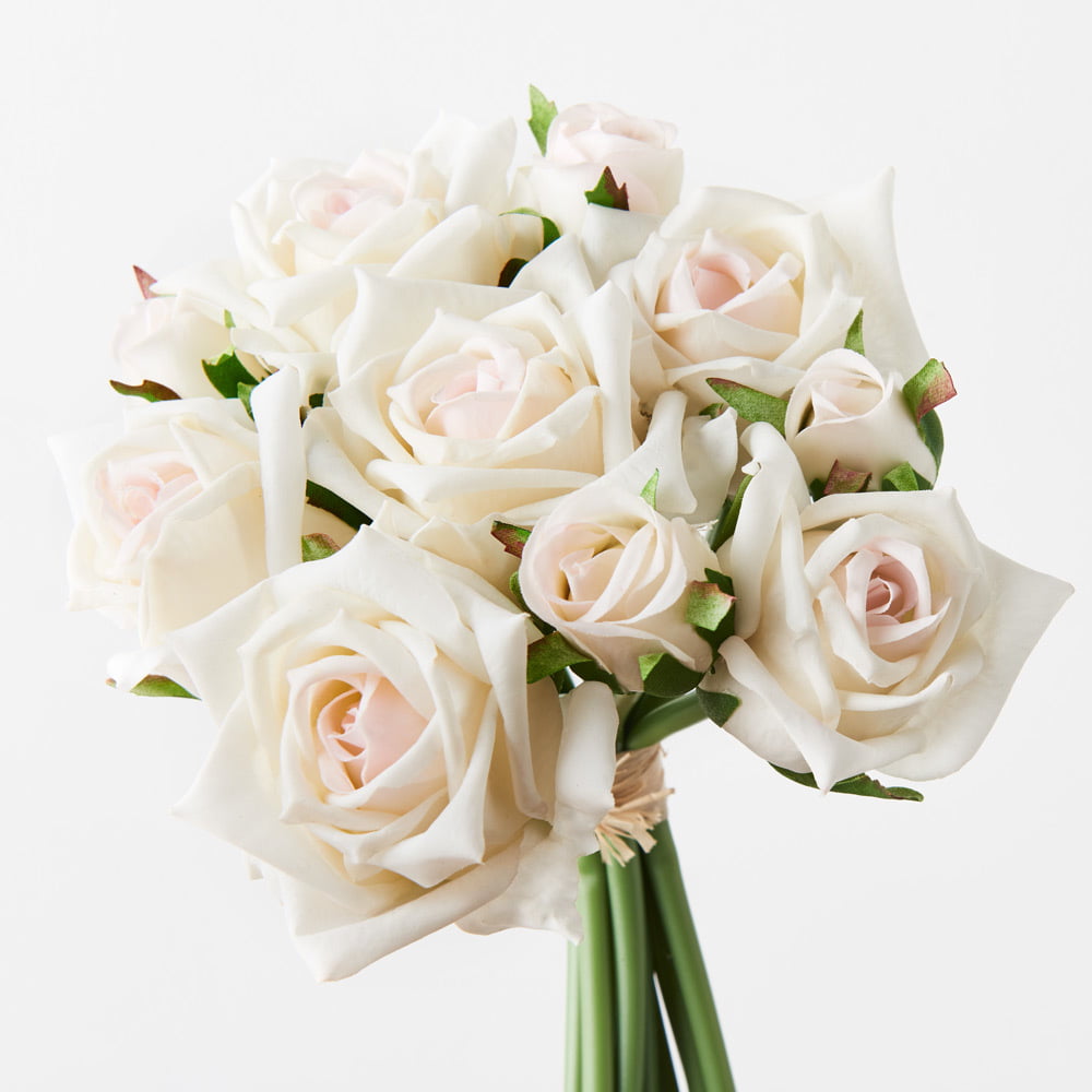 20cm Real-Touch 10 Heads Bella Rose Bundle