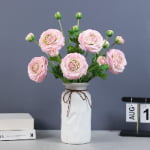 43cm Real-Touch 5 Heads Annie Ranunculus Bundle