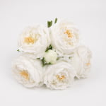 30cm Real-Touch 6 Heads Austin Rose Bundle
